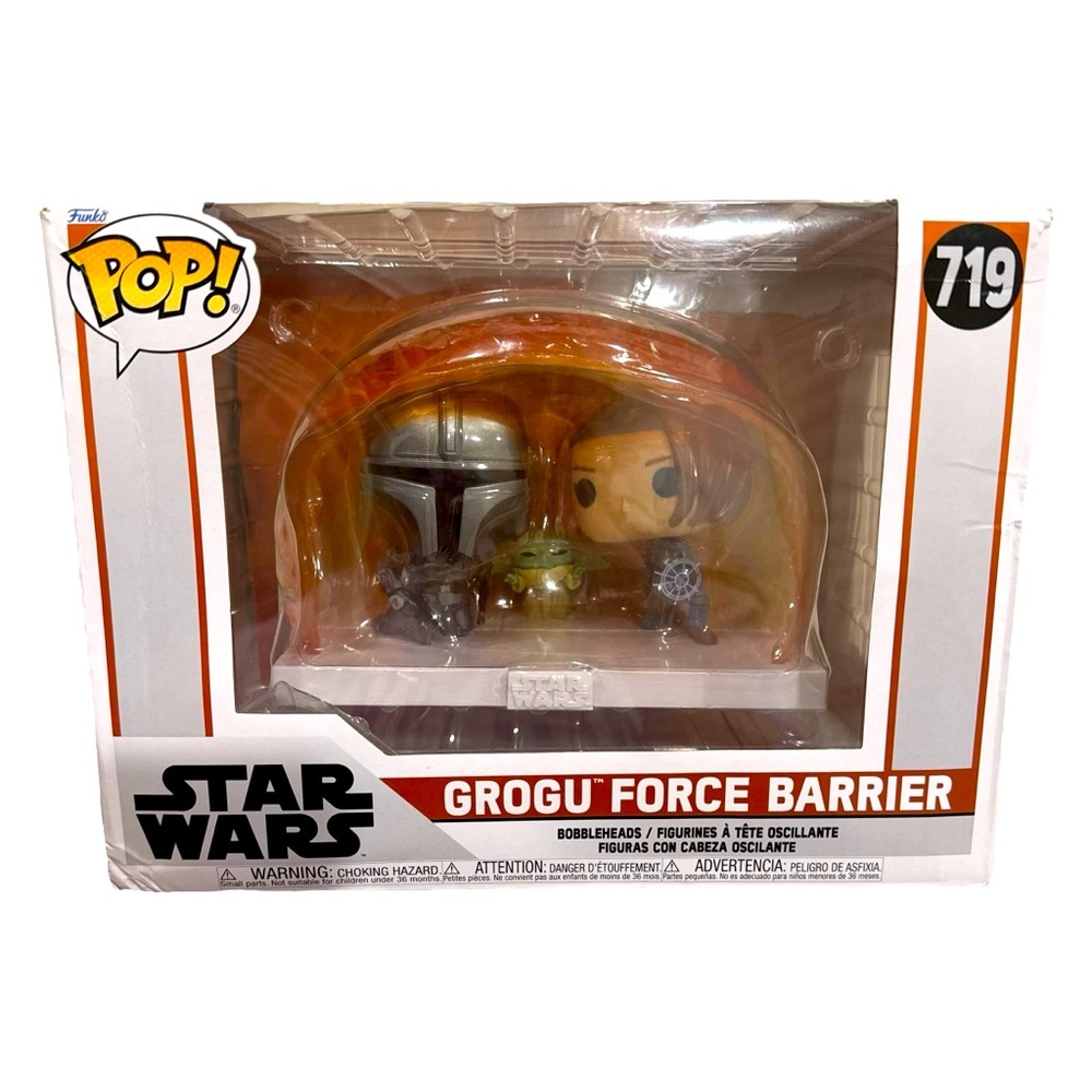 Funko Pop! Star Wars Grogu Force Barrier 3 Piece Figurine and Stand 719